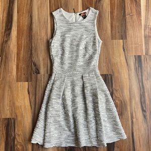 H&M Cream & Silver Knit Dress